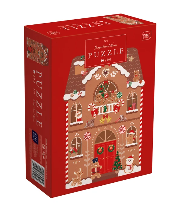 Puzzle 200 el. shape Christmas 1 Gingerbread House_5902277395962_pudelko.jpg