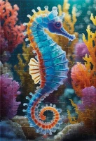 Puzzle 250 Colourful Nature 7 Sea Horse 5902277371881 plansza 72ppi.jpg