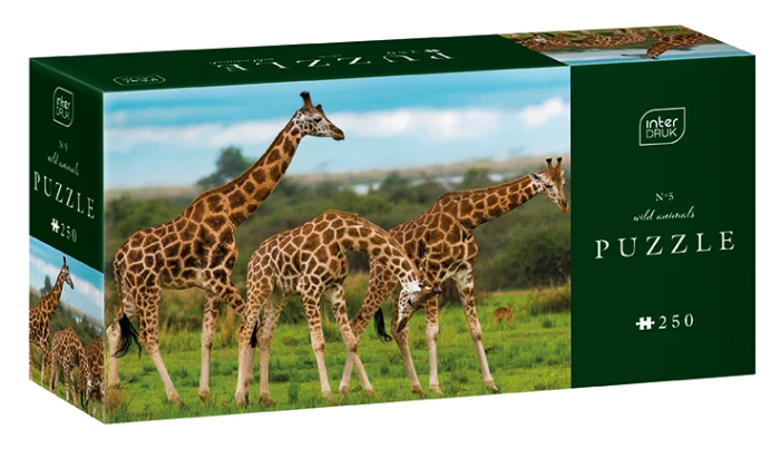 Puzzle 250 Wild Animals 5 Giraffes 5902277405012 pudelko 72ppi.jpg