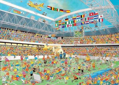 Jumbo 1000 - Jan van Haasteren - Football Crazy !