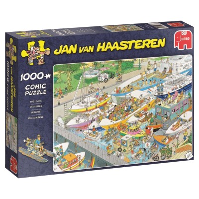 Jumbo 1000 - Jan van Haasteren - The Locks (Śluza wodna)