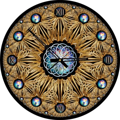 Art Puzzle 570 - Puzzle Clock - Golden