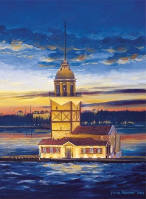 Art Puzzle 500 - Turkey : Maiden's Tower