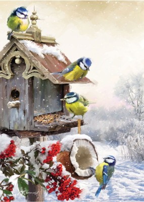 Art Puzzle 500 - Bluetits