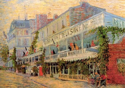 Grafika 1000 - Vincent Van Gogh : Restaurant of the Mermaid in Asnieres, 1887