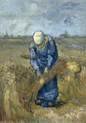 Grafika 1000 - Vincent Van Gogh: Peasant woman after Millet