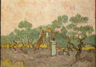 Grafika 1000 - Vincent Van Gogh - Women picking olives, 1889