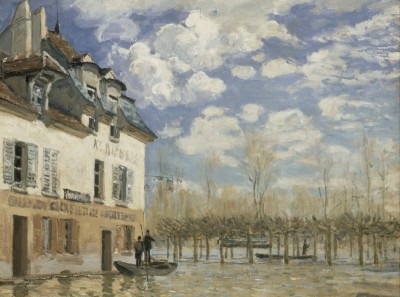 Grafika 2000 - Alfred Sisley: The Boat During the Flood at Port-Marly, 1876