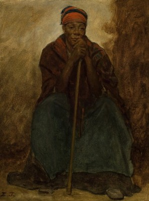 Grafika 2000 - Jonathan Eastman Johnson: Dinah, Portrait of a Negress, 1867
