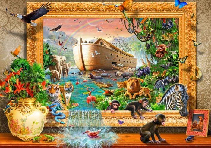 Bluebird Puzzle 1500 - Noahs Ark Framed.jpg
