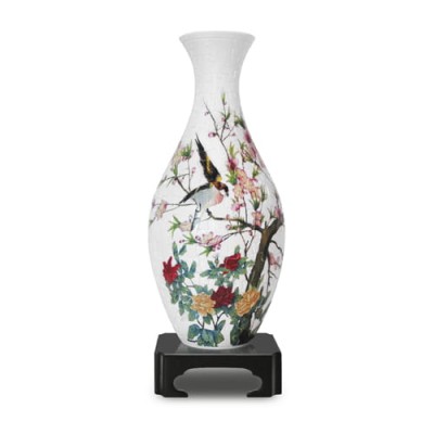 Pintoo 3D Vase Puzzle 160 - Song of the Birds and Fragrant Flowers