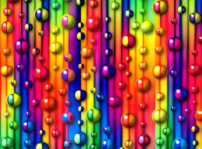 Grafika 2000 - Multicolored Bubbles