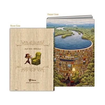 Okładka na zeszyt A5 - Pintoo Puzzle Cover  329 - Jacek Yerka - Bibliodame