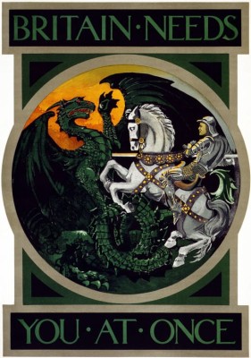Grafika 1000 - British Army Recruitment Poster, 1915 ( Plakat rekrutacyjny armii brytyjskiej )