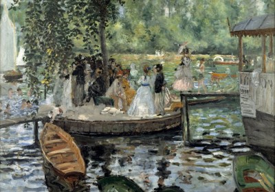 Grafika 1000 - Auguste Renoir : La GrenouillĂ¨re, 1869
