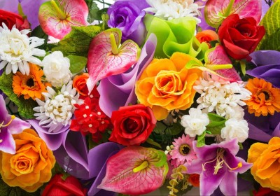 Grafika 1000 - Bouquet de Fleurs Artificielles