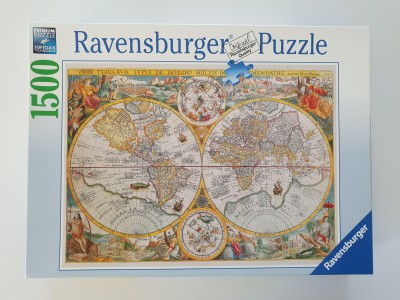 Ravensburger 1500 - World Map 1594 (układane)