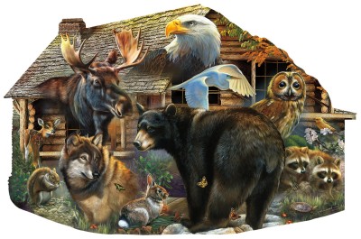 SunsOut 1000 - Wildlife Cabin
