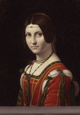 Grafika 1000 - Leonardo da Vinci : The Belle FerronniĂ¨re, 1490-1496 (Belle FerronniĂ¨re)