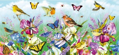 Gibsons 636 - Butterflies and Blooms