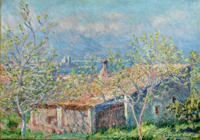Grafika 1000 - Claude Monet : The Gardener's House in Antibes, 1888 (Dom ogrodnika w Antibes, 1888)