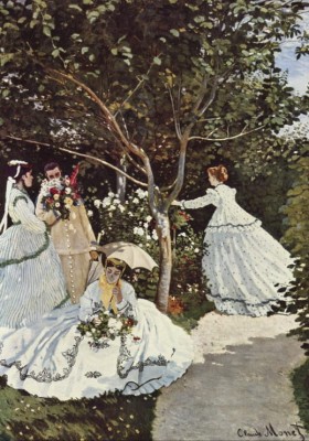 Grafika 1000 - Claude Monet : Women in the Garden, 1866 (Kobiety w ogrodzie, 1866)