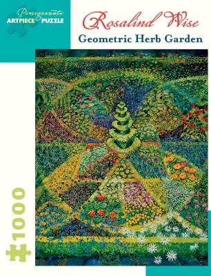 Pomegranate 1000 - Rosalind Wise - Geometric Herb Garden