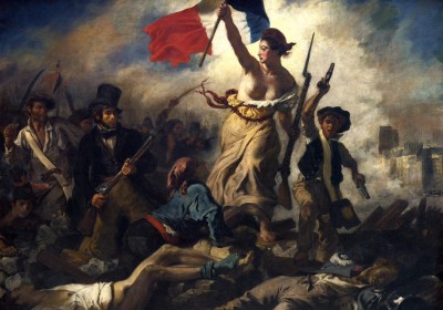 Grafika 1000 - Delacroix EugĂ¨ne : Liberty Leading the People, 1830 (Wolność kieruje ludem)