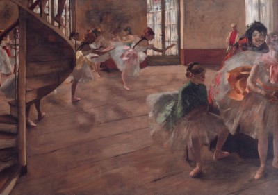 Grafika 1000 - Edgar Degas : Repetition, 1874 (Powtórzenie)