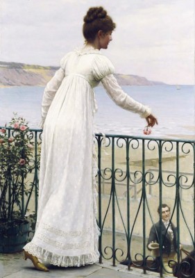 Grafika 1000 - Edmund Blair Leighton : A Favour, 1898 (Przysługa)
