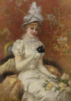 Grafika 1000 - Emile Eisman-Semenowsky : Beauty Unmasked, 1911 (Piękność bez maski)