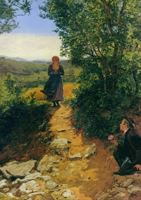 Grafika 1000 - Ferdinand Georg Waldmuller : The expected, 1860 (Oczekiwany)