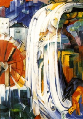 Grafika 1000 - Franz Marc : The Enchanted Mill, 1913 (Zaczarowany Młyn)
