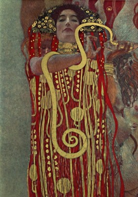 Grafika 1000 - Gustav Klimt : Hygieia, 1900