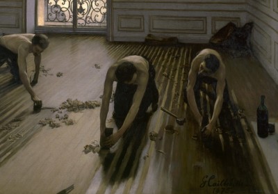 Grafika 1000 - Gustave Caillebotte : The Planers of Parquet, 1875 (Strugarki do parkietu)