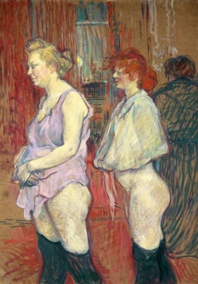 Grafika 1000 - Henri de Toulouse-Lautrec : Rue des Moulins, 1894