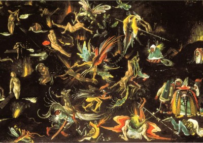 Grafika 1000 - Jerome Bosch : The last judgement (Detail) 1506 - 1508 (Sąd Ostateczny)