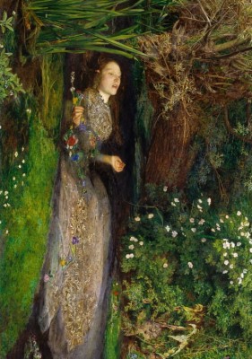 Grafika 1000 - John Everett Millais : Ophelia, 1851