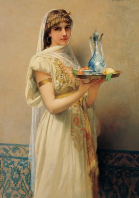Grafika 1000 - Jules Lefebvre : Servante, 1880 (Sługa)