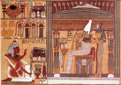 Grafika 1000 - The Book of the Dead: Ani in the Hereafter before Osiris (Księga umarłych: Ani w życiu ostatecznym przed Ozyrysem)