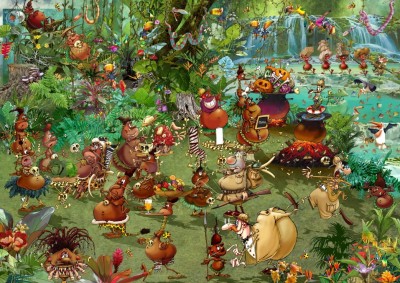 Grafika 1000 - Francois Ruyer, Tribal Safari
